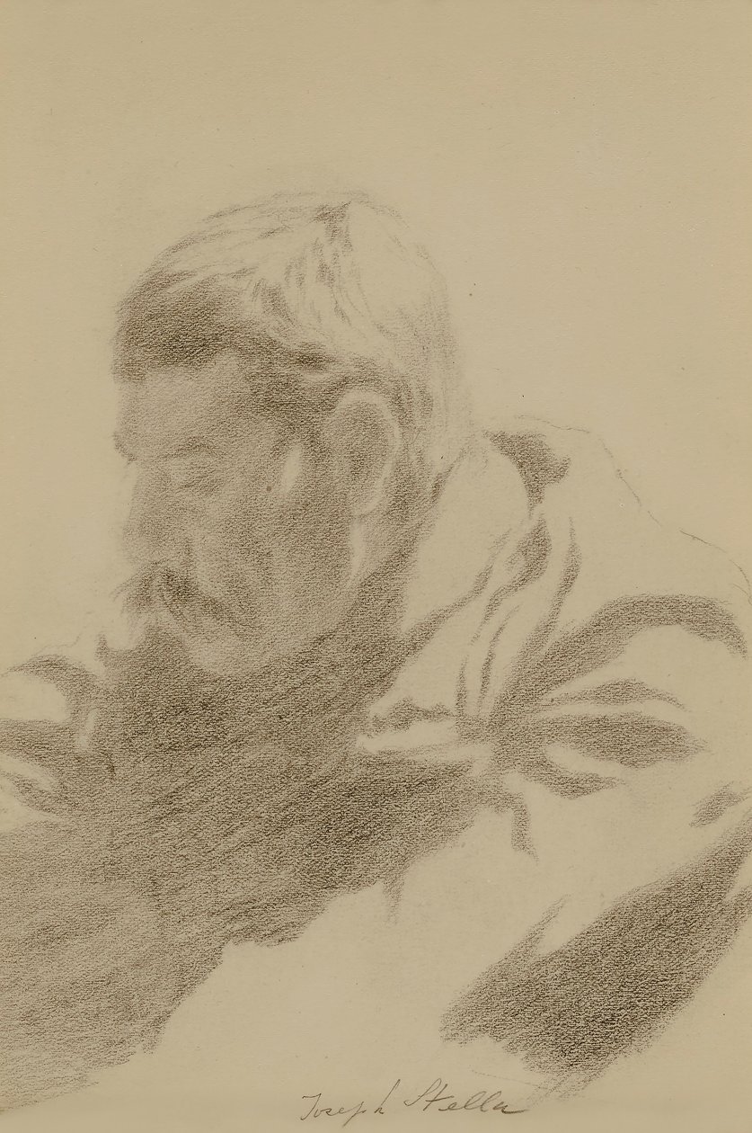 Homem a descansar de Joseph Stella