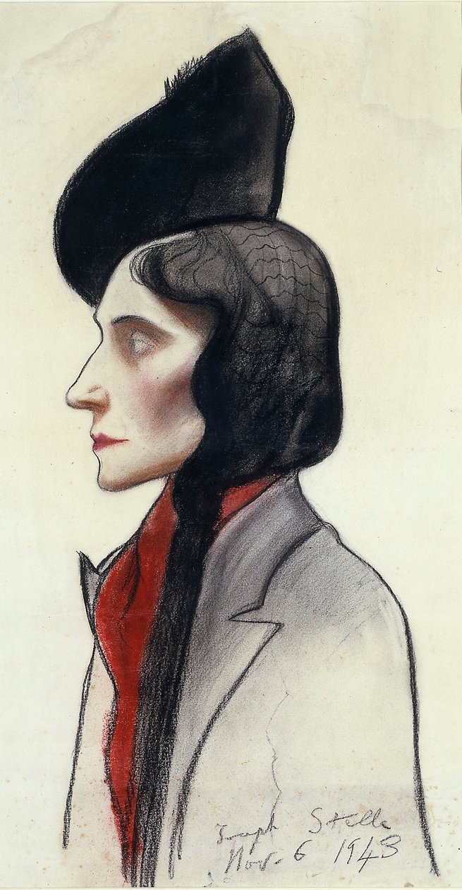 Retrato de Clara Fasano de Joseph Stella