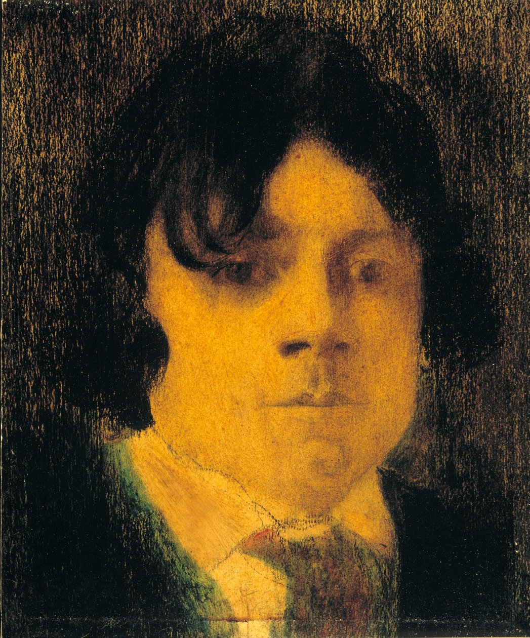 Retrato de um jovem de Joseph Stella