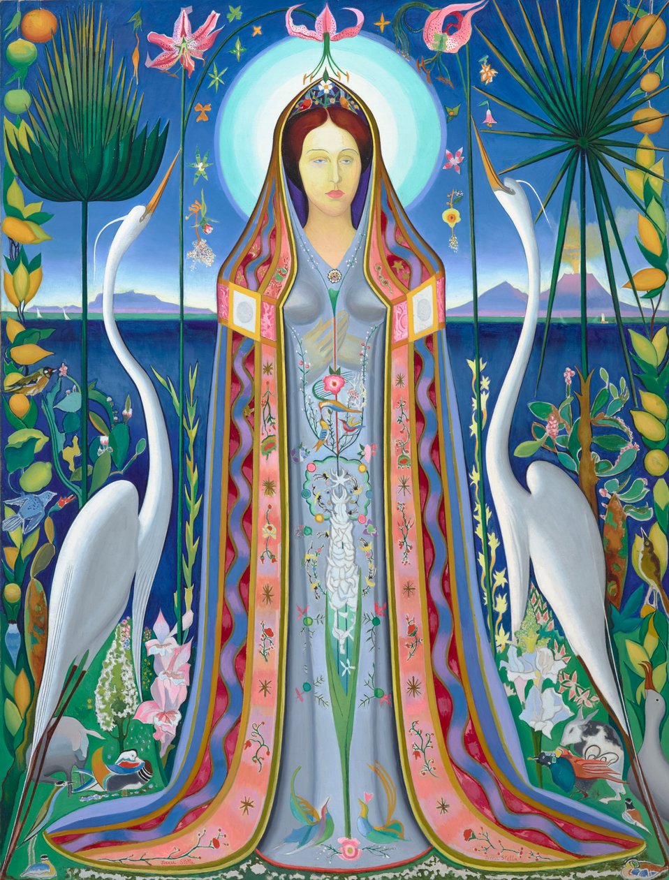 Purissima 1927 (Óleo sobre tela) de Joseph Stella