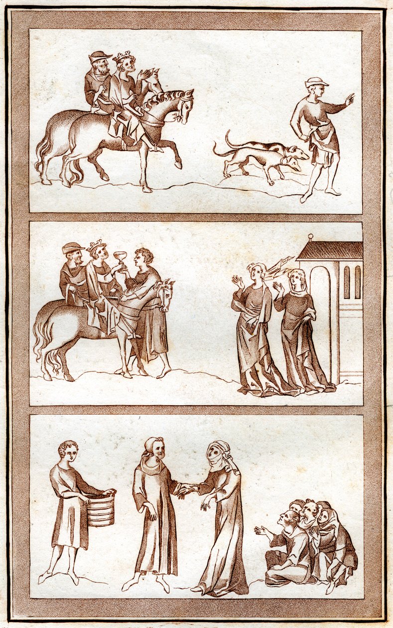 A vida de Thomas Becket, 1801. de Joseph Strutt