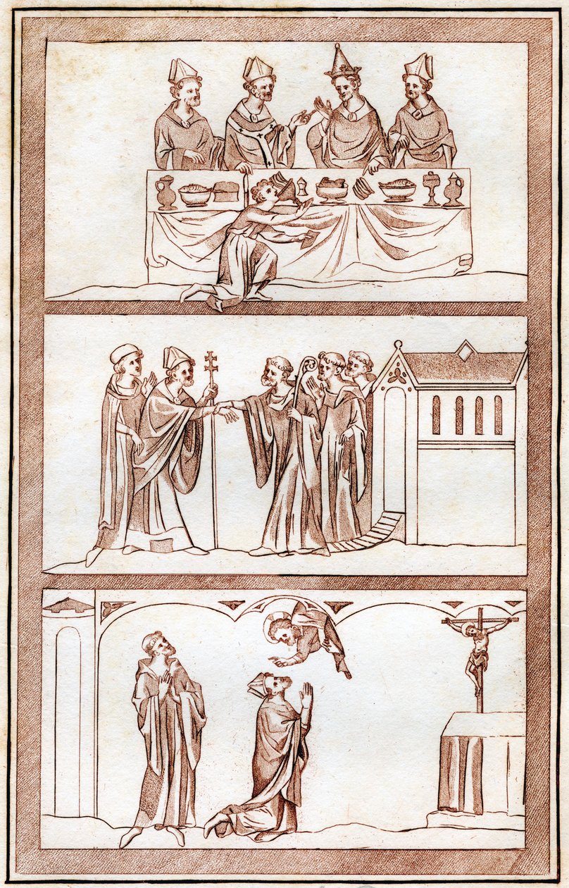 A vida de Thomas Becket, 1801. de Joseph Strutt