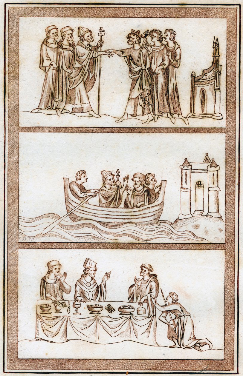 A vida de Thomas Becket, 1801. de Joseph Strutt