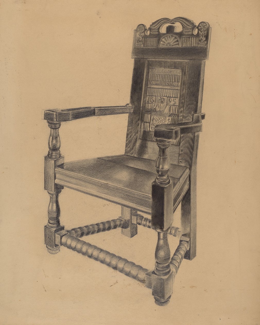 Cadeira esculpida de Joseph Sudek