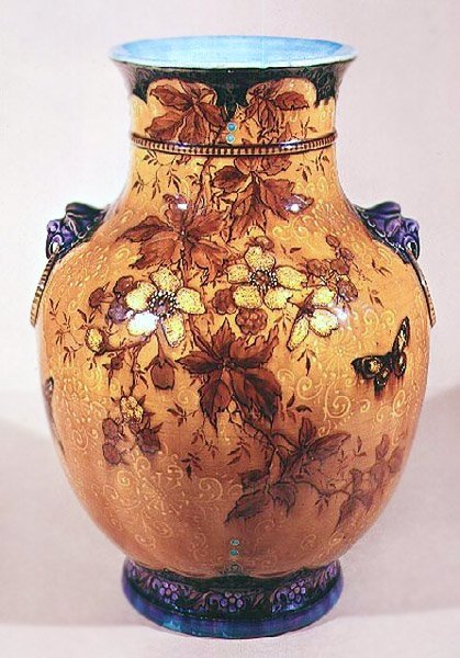 Vaso, c.1870-80 (terracota) de Joseph Theodore Deck