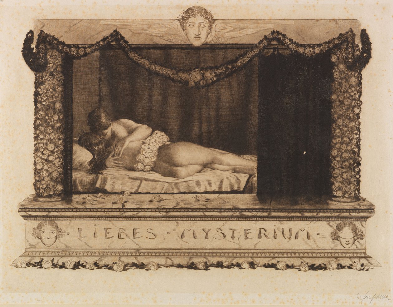 Um mistério de amor, 1913. de Joseph Uhl