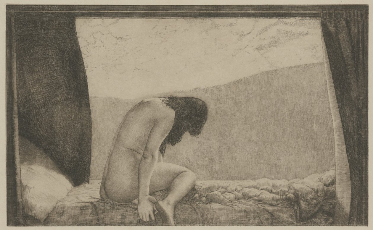 Abandonado, c.1913 (gravura) de Joseph Uhl