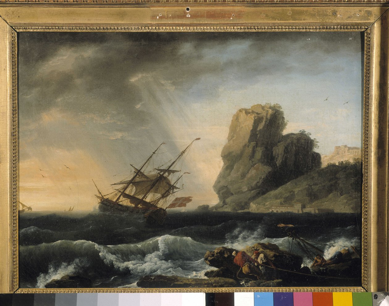 Uma loja de Claude Joseph Vernet