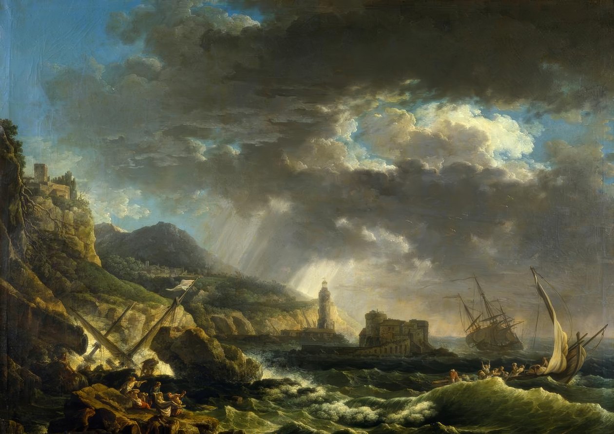 O naufrágio de Claude Joseph Vernet