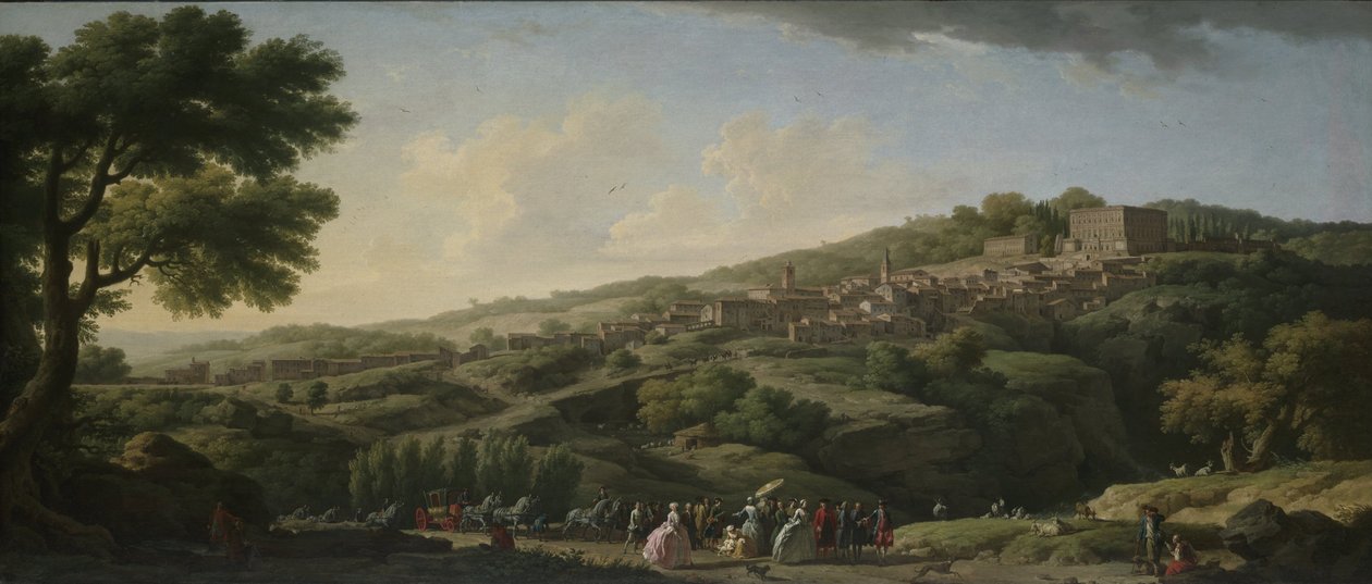 Moradia em Caprarola de Joseph Vernet