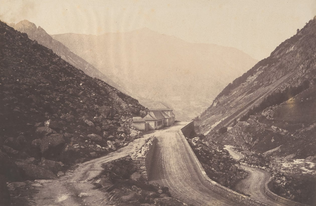 La Raillière banhos em Cauterets, 1853. de Joseph Vigier
