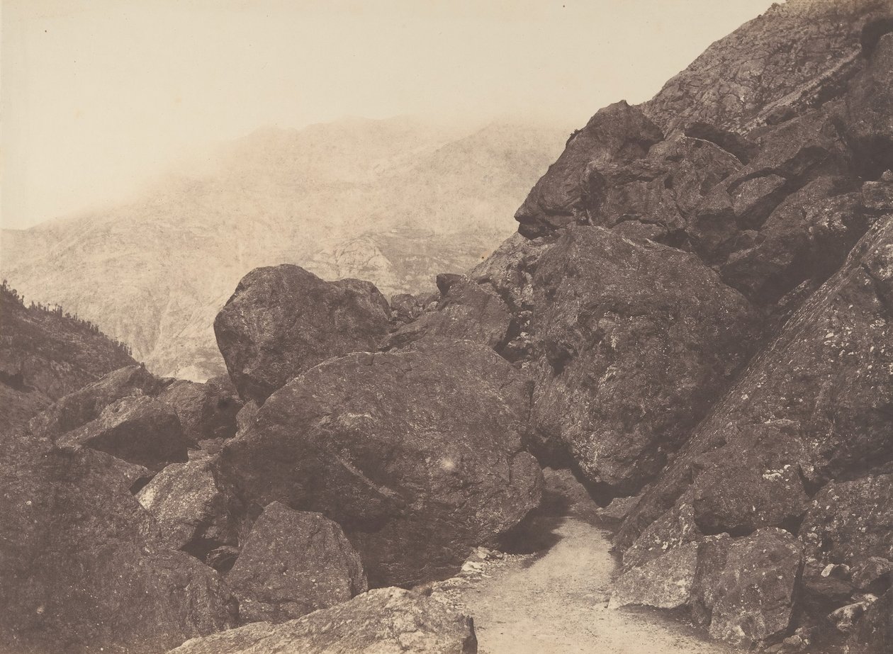 Blocos no caos, St-Sauveur, 1853. de Joseph Vigier