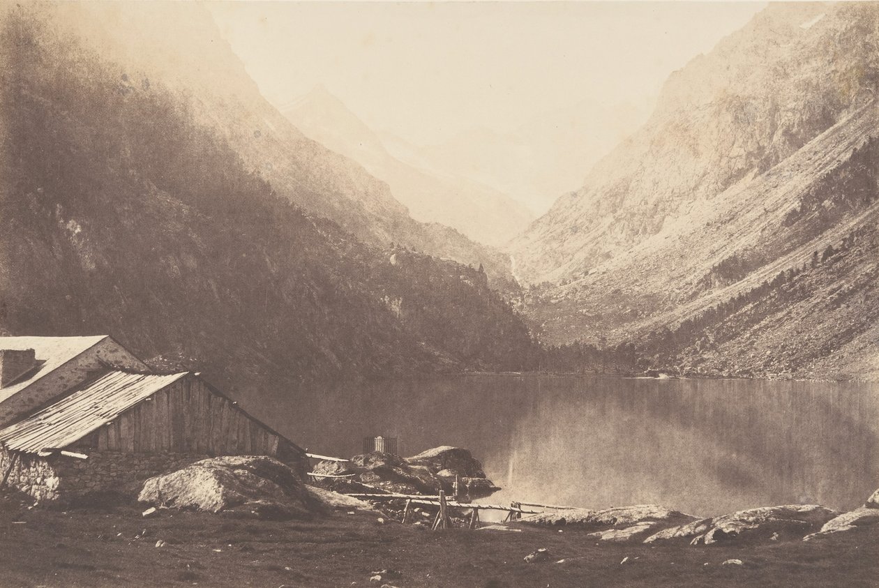 Lago Gaube, Cauterets, 1853. de Joseph Vigier