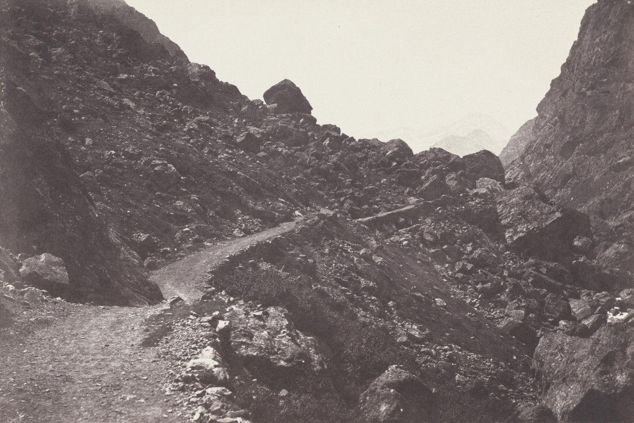 São Salvador. Caminho para o caos que leva a Gavarnie (Saint-Sauveur. O caminho para o caos que leva a Gavarnie) de Joseph Vigier
