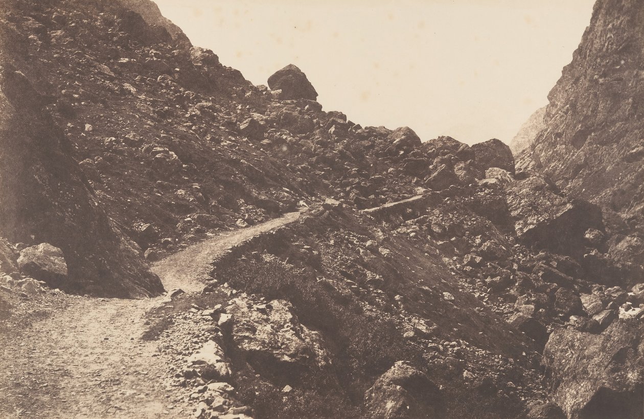Caminho do Caos, St-Sauveur, 1853. de Joseph Vigier