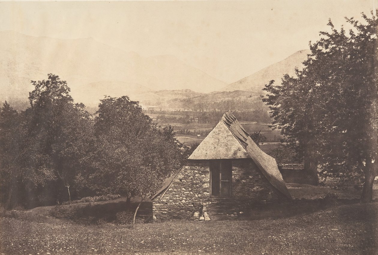 Vale de Argelès, perto da quinta de Despourreins. St-Sauveur, 1853. de Joseph Vigier