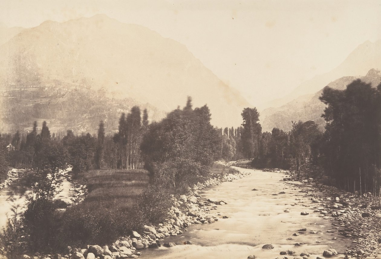 Vale da Tomada do Chemin de Saisie em St-Sauveur, 1850. de Joseph Vigier
