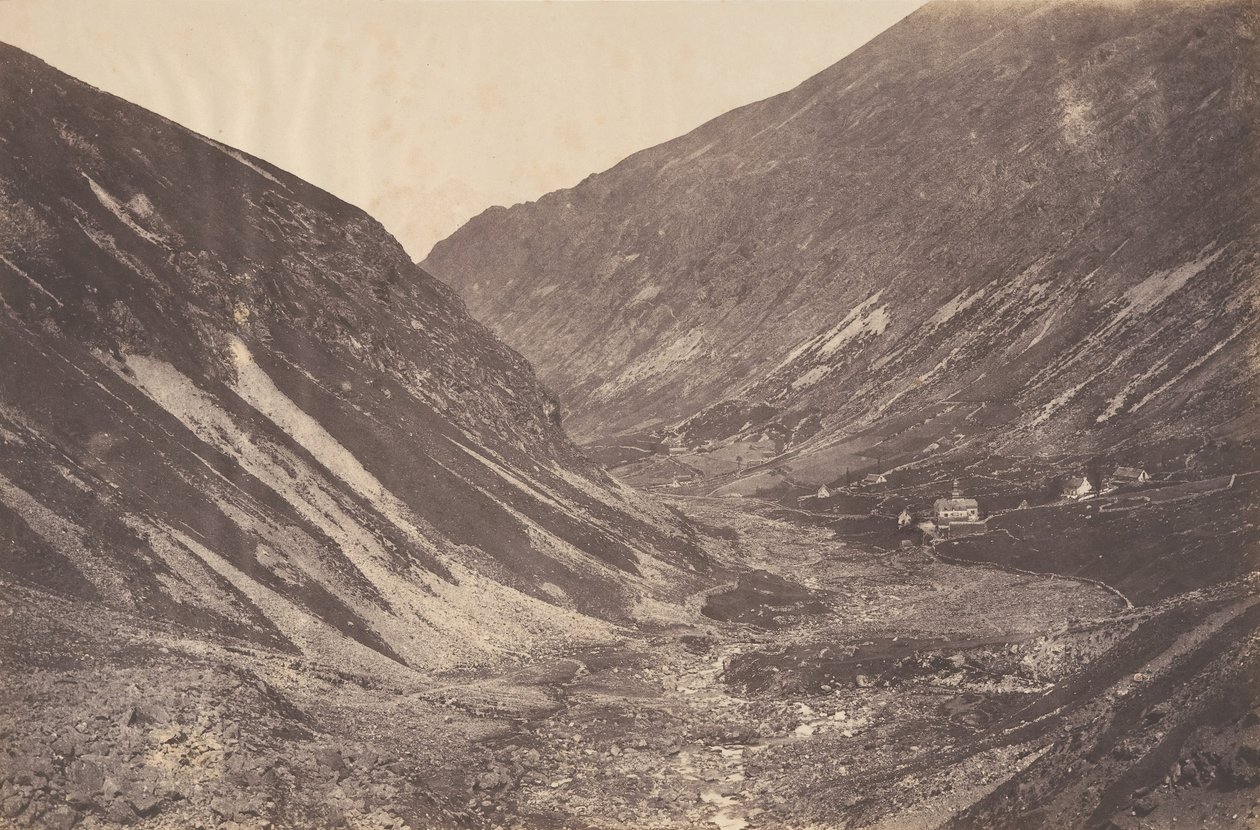 Vale e capela de Héas, St-Sauveur, 1853. de Joseph Vigier