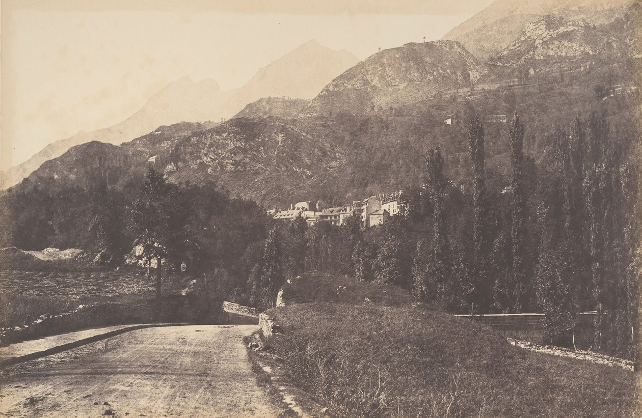 Vista das Águas de Saint-Sauveur, 1853. de Joseph Vigier