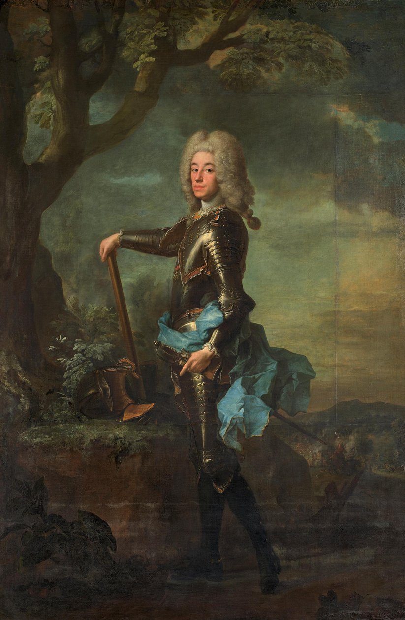 Eleitor Carlos Alberto da Baviera, mais tarde imperador Carlos VII (1697-1745) de Joseph Vivien