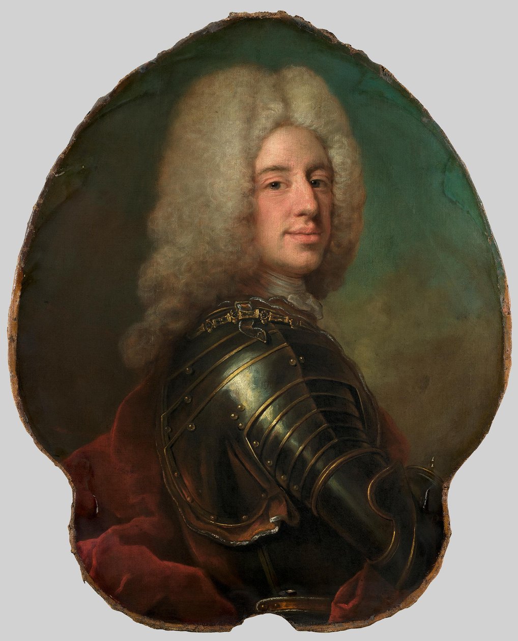 O príncipe herdeiro Carlos Alberto da Baviera, futuro imperador Carlos VII (1697-1745) de Joseph Vivien
