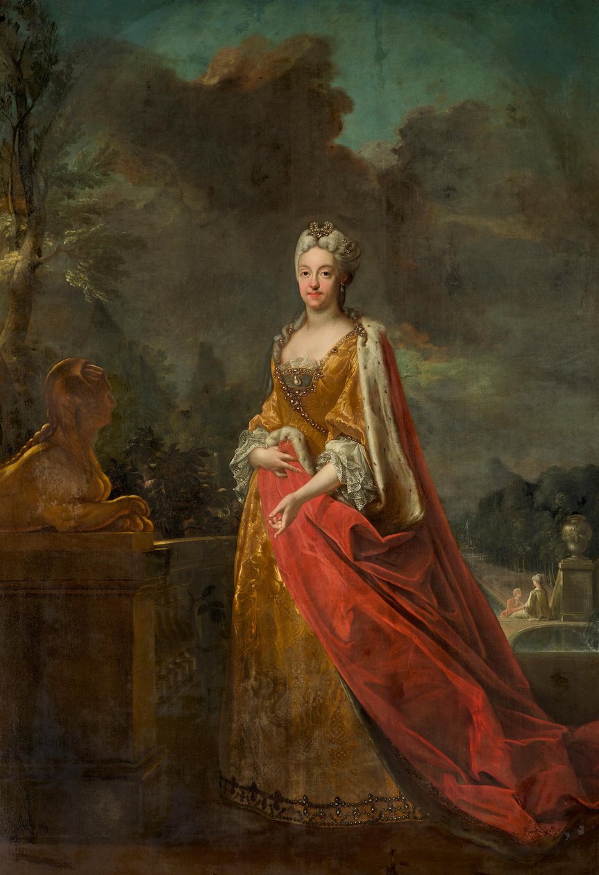 Maria Amália da Baviera (1701-1756) de Joseph Vivien
