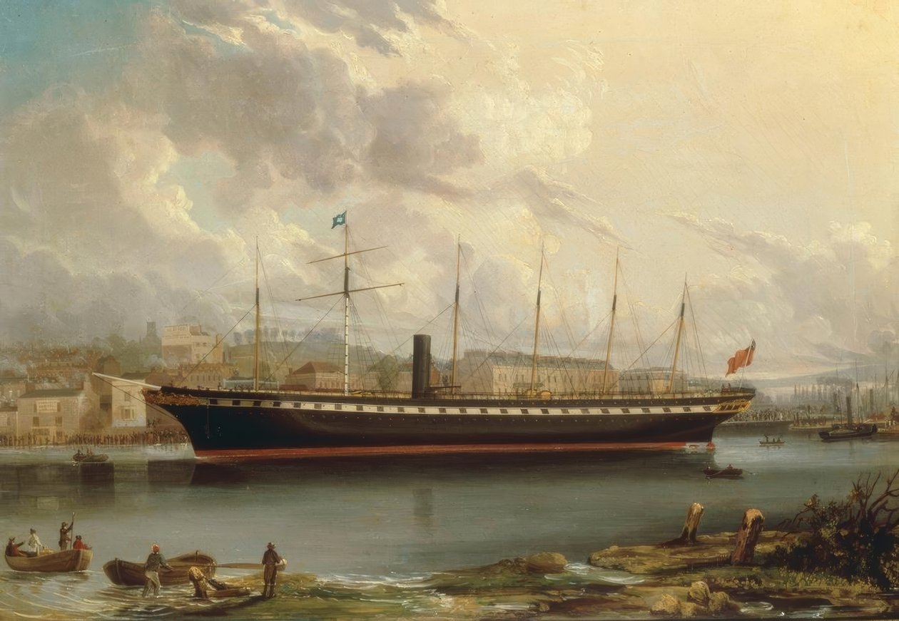 Viagem inaugural da Grã-Bretanha 1856 de Joseph Walter