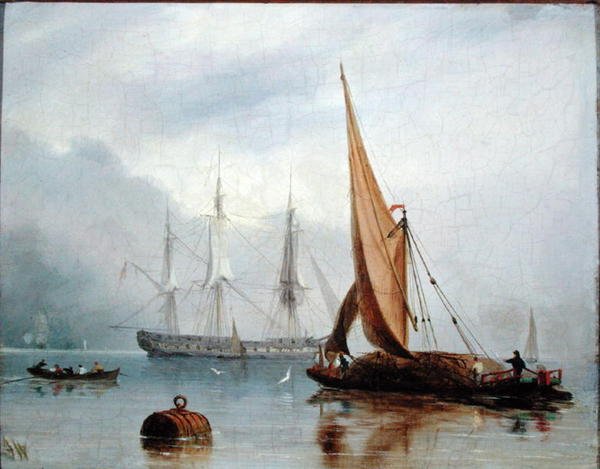 Um Dia Tranqüilo (óleo sobre painel) de Joseph Walters