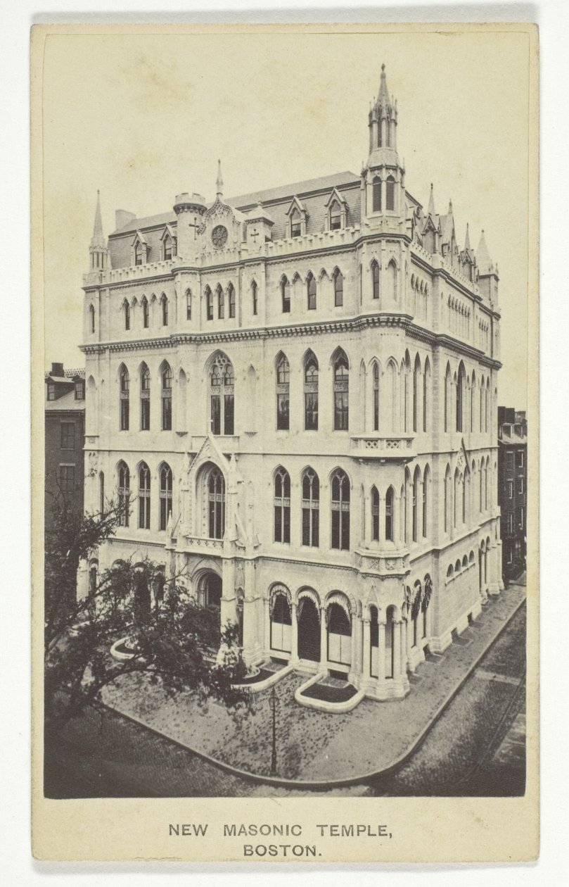 Novo Templo Maçónico, Boston de Joseph Ward