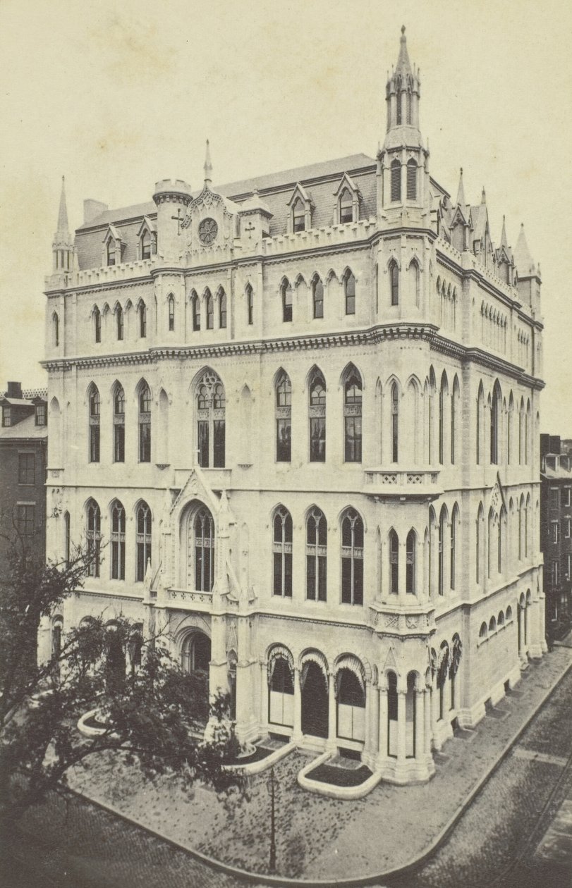 Novo Templo Maçónico, Boston, 1860s. de Joseph Ward