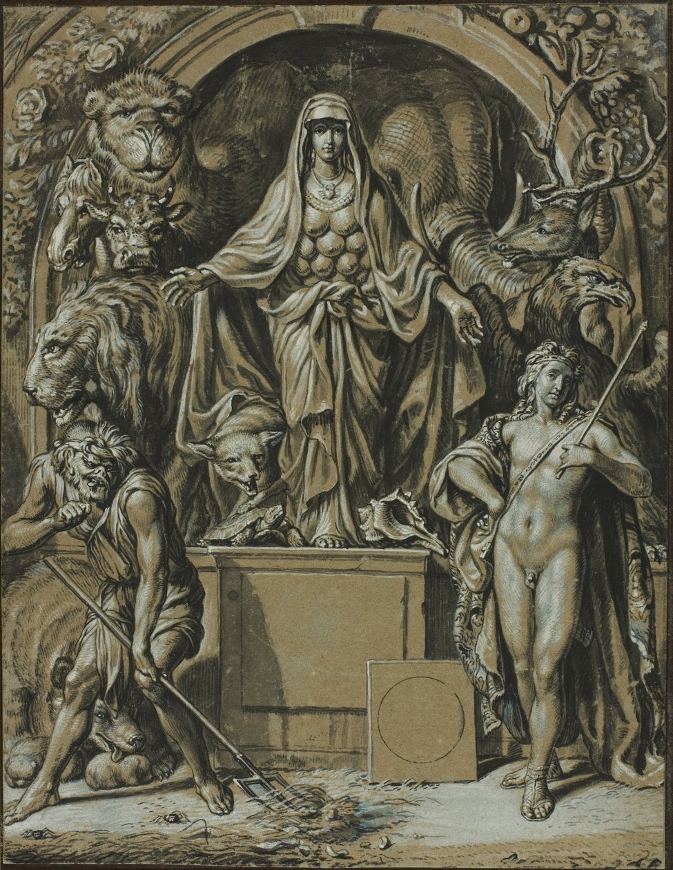 Diana de Éfeso como Alegoria da Natureza de Joseph Werner