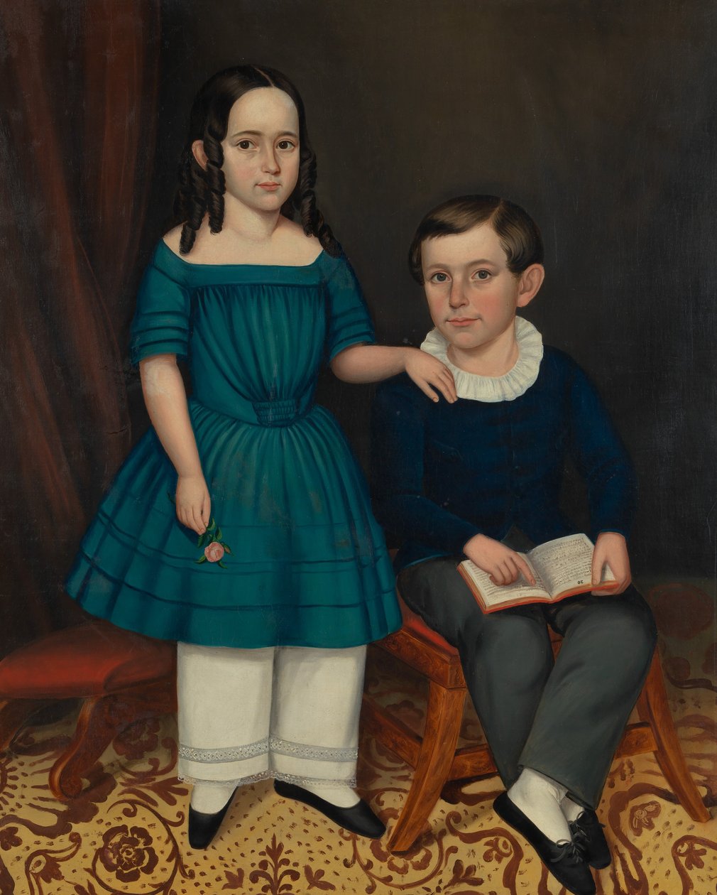 John e Louisa Stock, 1845. de Joseph Whiting Stock
