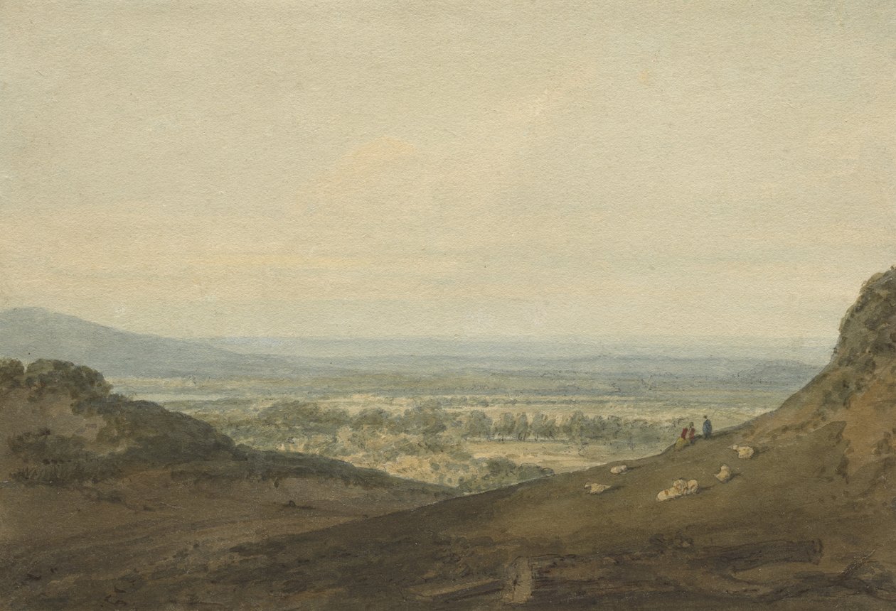 Vista em Westmorland, perto de Ireton, c.1796 de Joseph Mallord William Turner