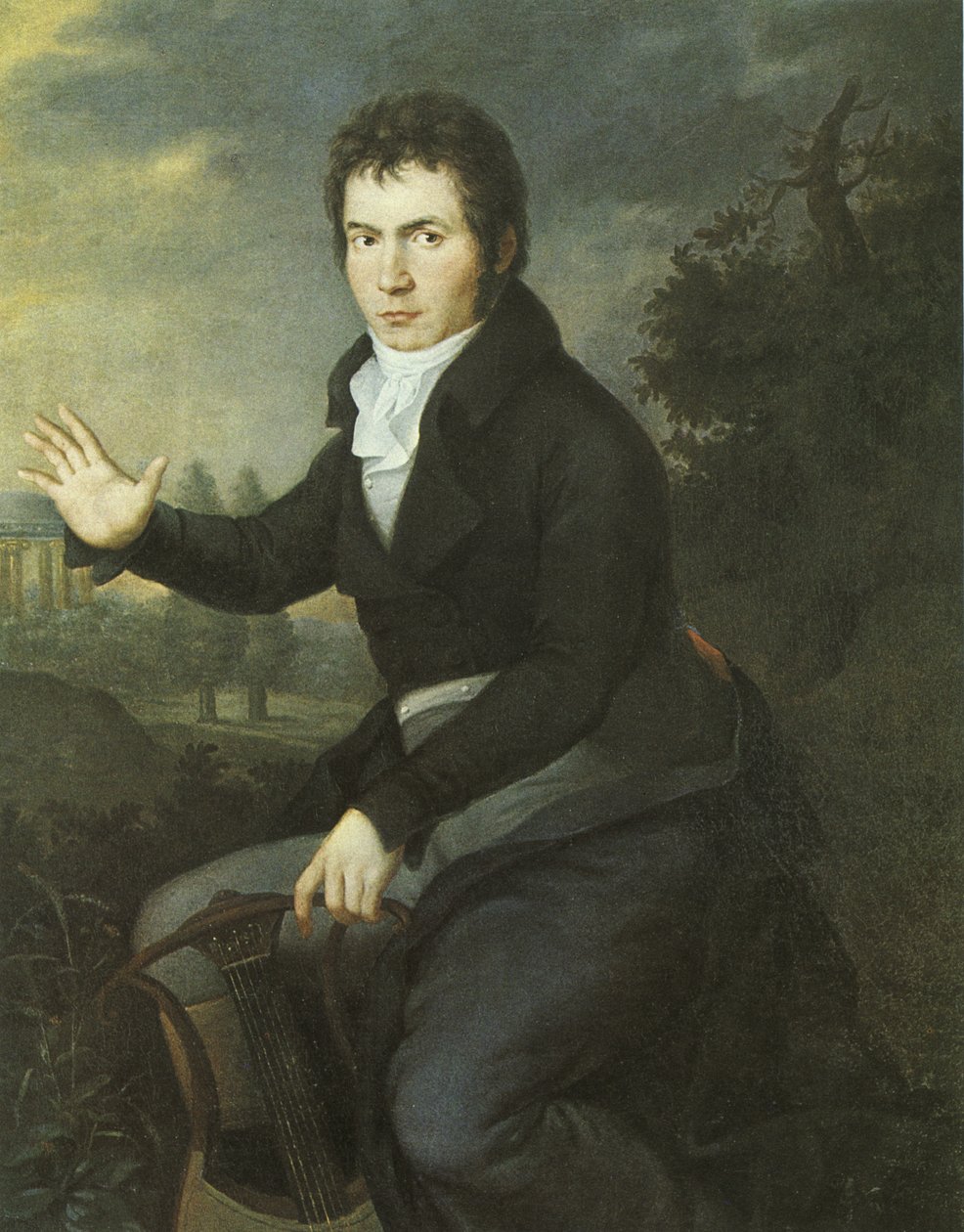 Retrato de van Beethoven de Joseph Willibrord Mahler