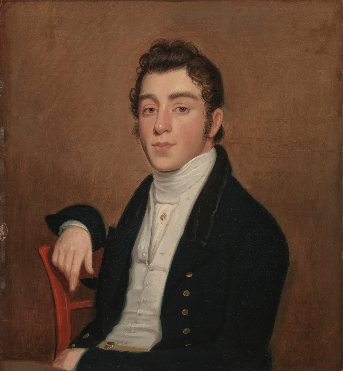 Retrato de Mendes Cohen de Joseph Wood