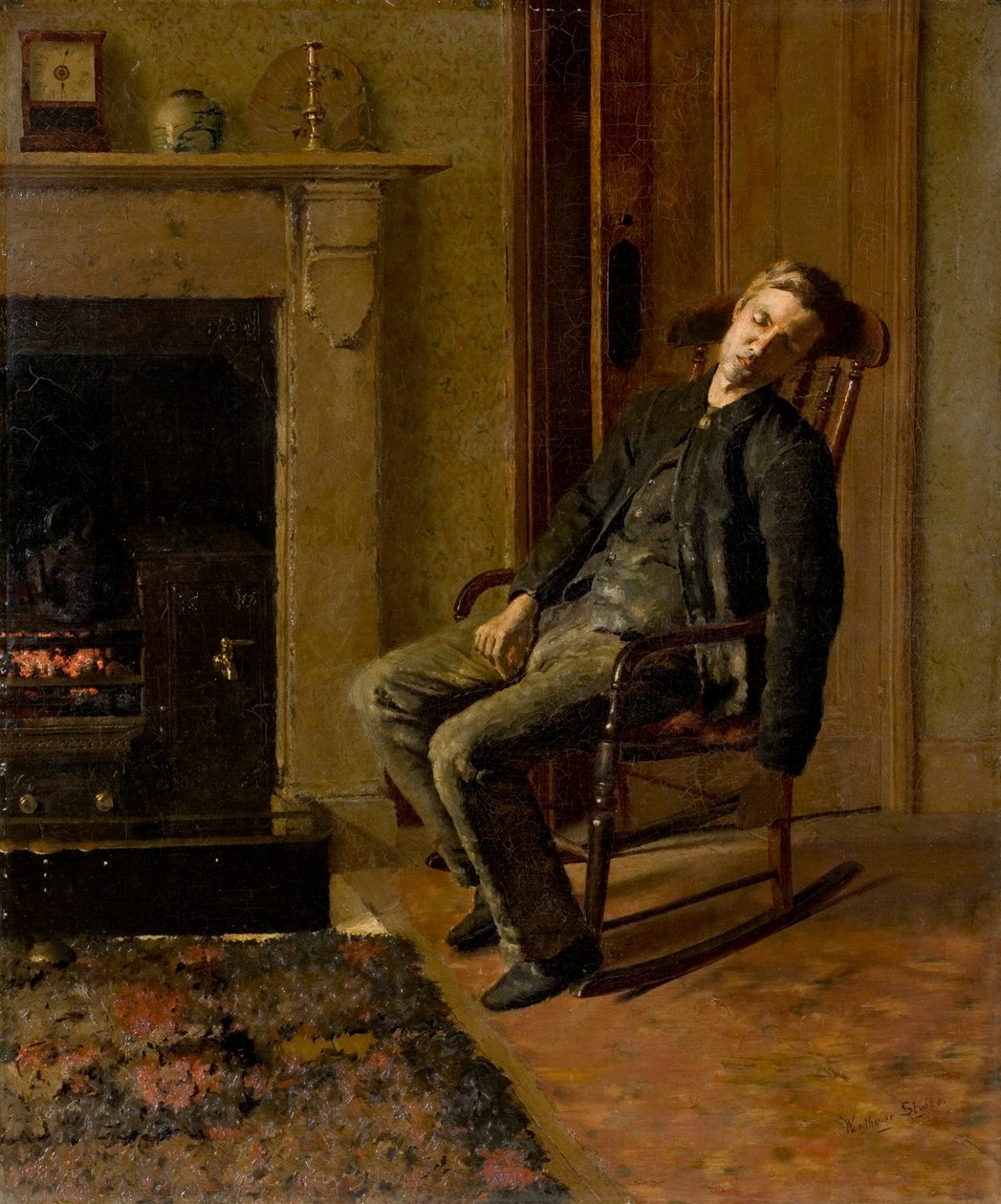 Cansado (óleo sobre tela) de Joseph Woodhouse Stubbs