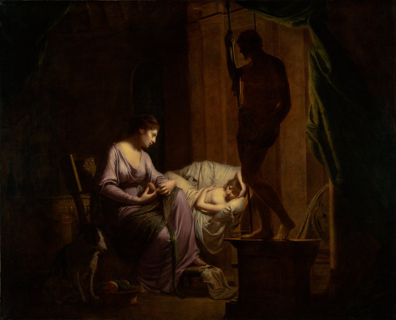 Penelope Desvendando Sua Web, 1783-4 de Joseph Wright of Derby