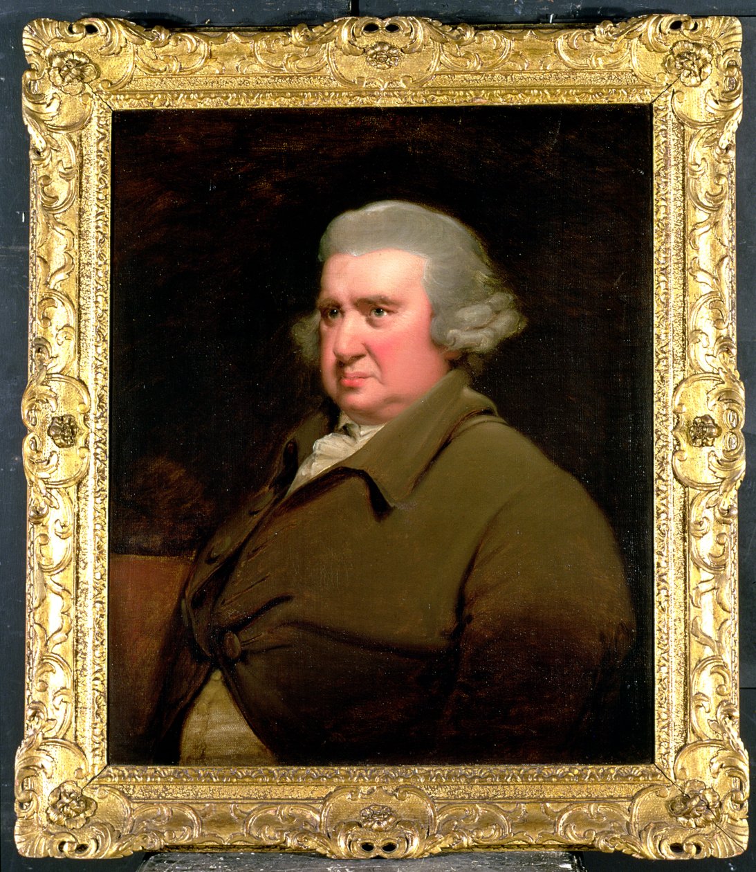 Retrato do Dr. Erasmus Darwin, (1731-1802) cientista, inventor e poeta, avô de Charles Darwin, 1792-93 (ver também 5516) de Joseph Wright of Derby