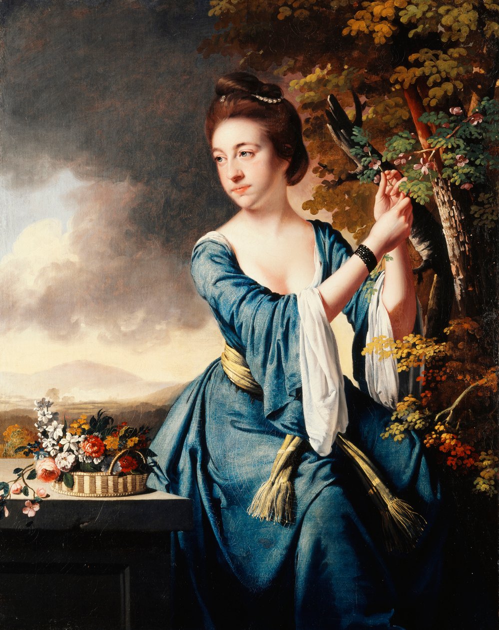 Retrato de Elizabeth, Sra. John Bostock, c.1769 de Joseph Wright of Derby