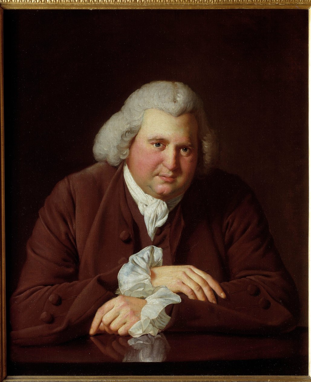 Retrato de Erasmus Darwin de Joseph Wright of Derby