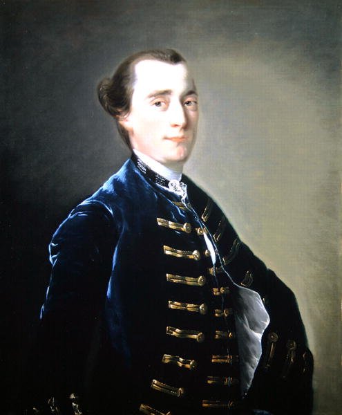 Retrato de Sampson Copestake (d.1781) de Kirk Langley (óleo sobre tela) de Joseph Wright of Derby