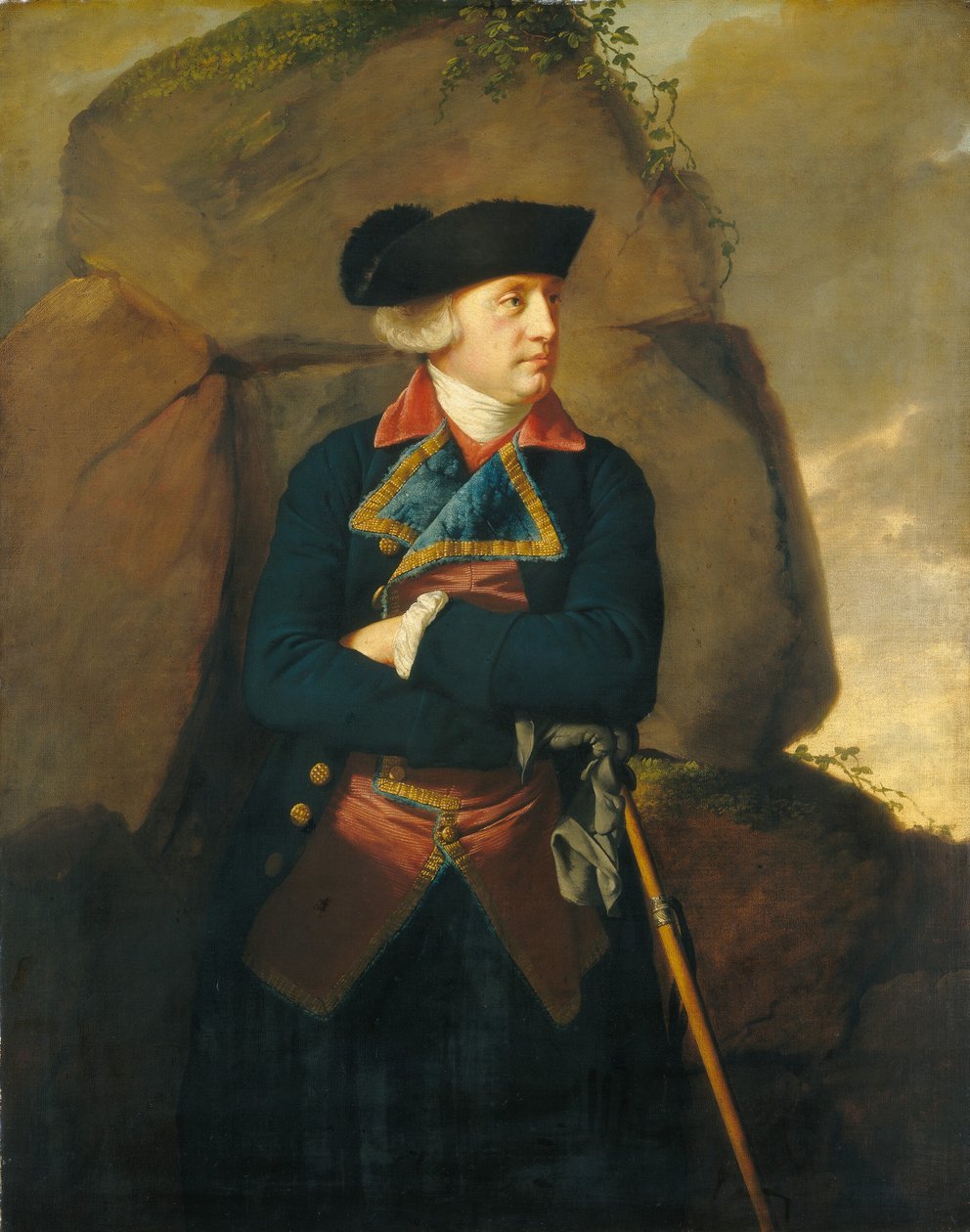 Retrato de um cavalheiro, c. 1770-1773. de Joseph Wright of Derby