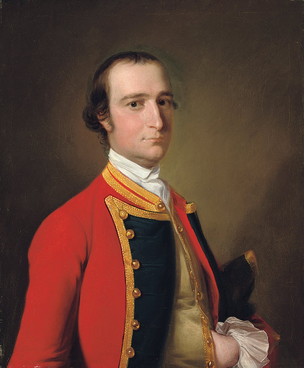 Retrato de um cavalheiro, tradicionalmente identificado como Alexander Baillie do Primeiro Pé, c.1761-62 de Joseph Wright of Derby