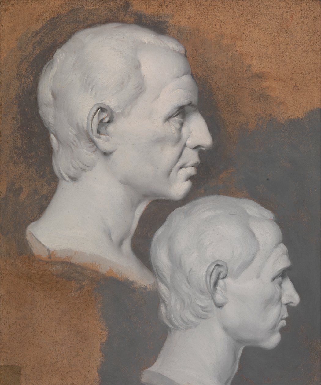 Estudos de um Busto Clássico de Joseph Wright of Derby