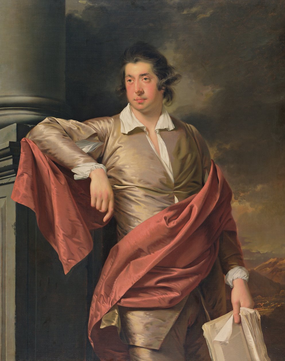 Thomas Day (óleo sobre tela) de Joseph Wright of Derby
