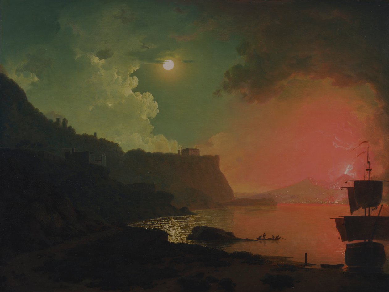 Vesúvio de Posillipo de Joseph Wright of Derby