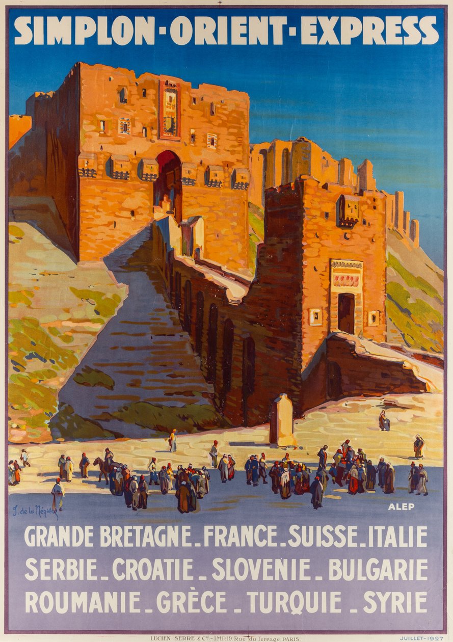 Simplon-Orient-Express, ca 1927. de Joseph de La Nézière