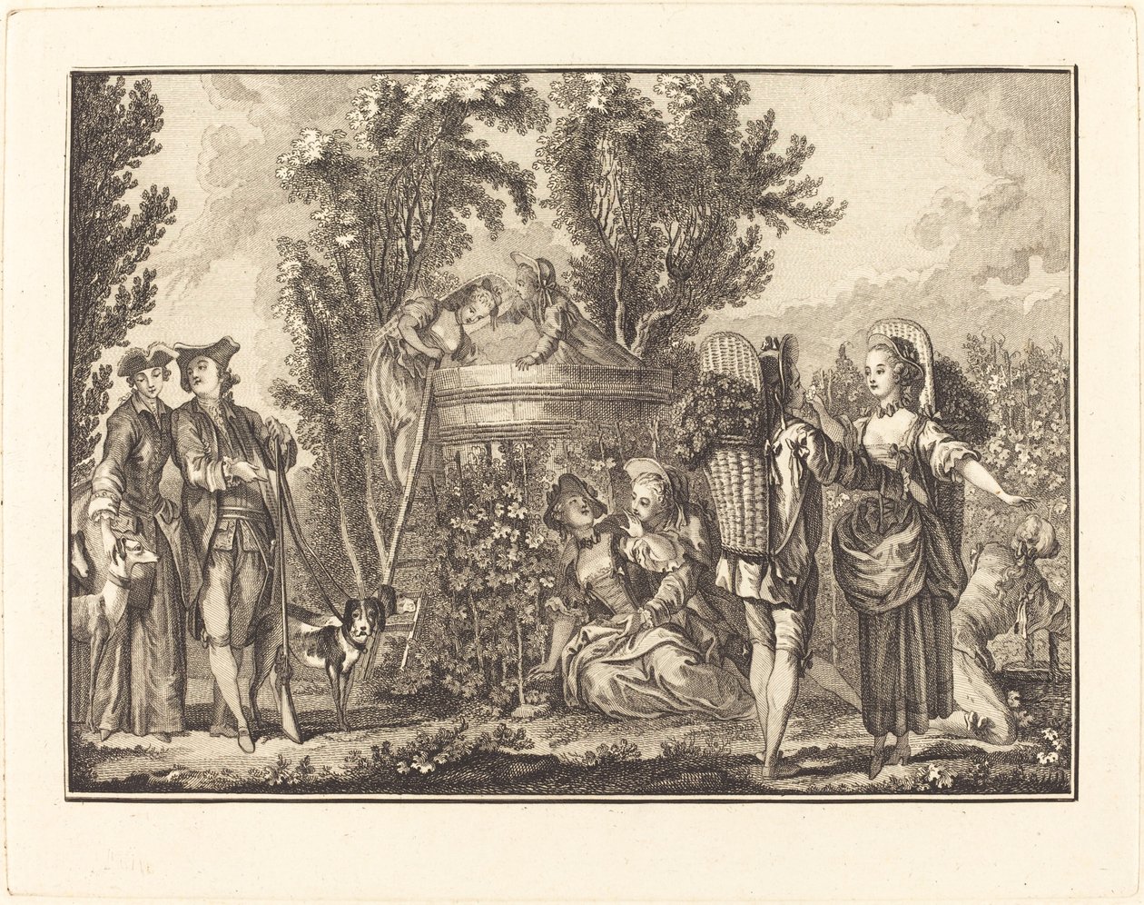 Outono de Joseph de Longueil after Charles Eisen