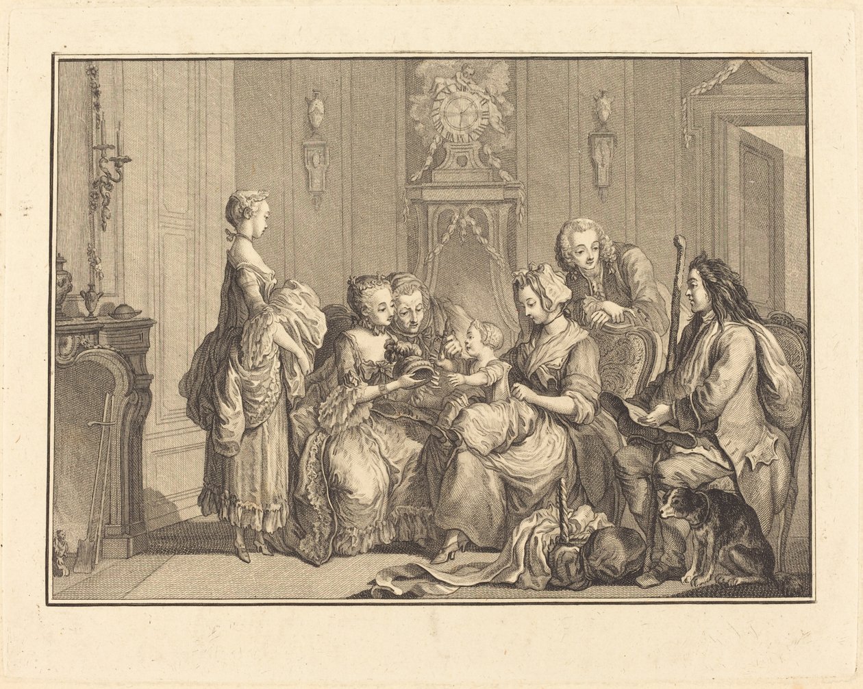 A bela enfermeira de Joseph de Longueil after Charles Eisen