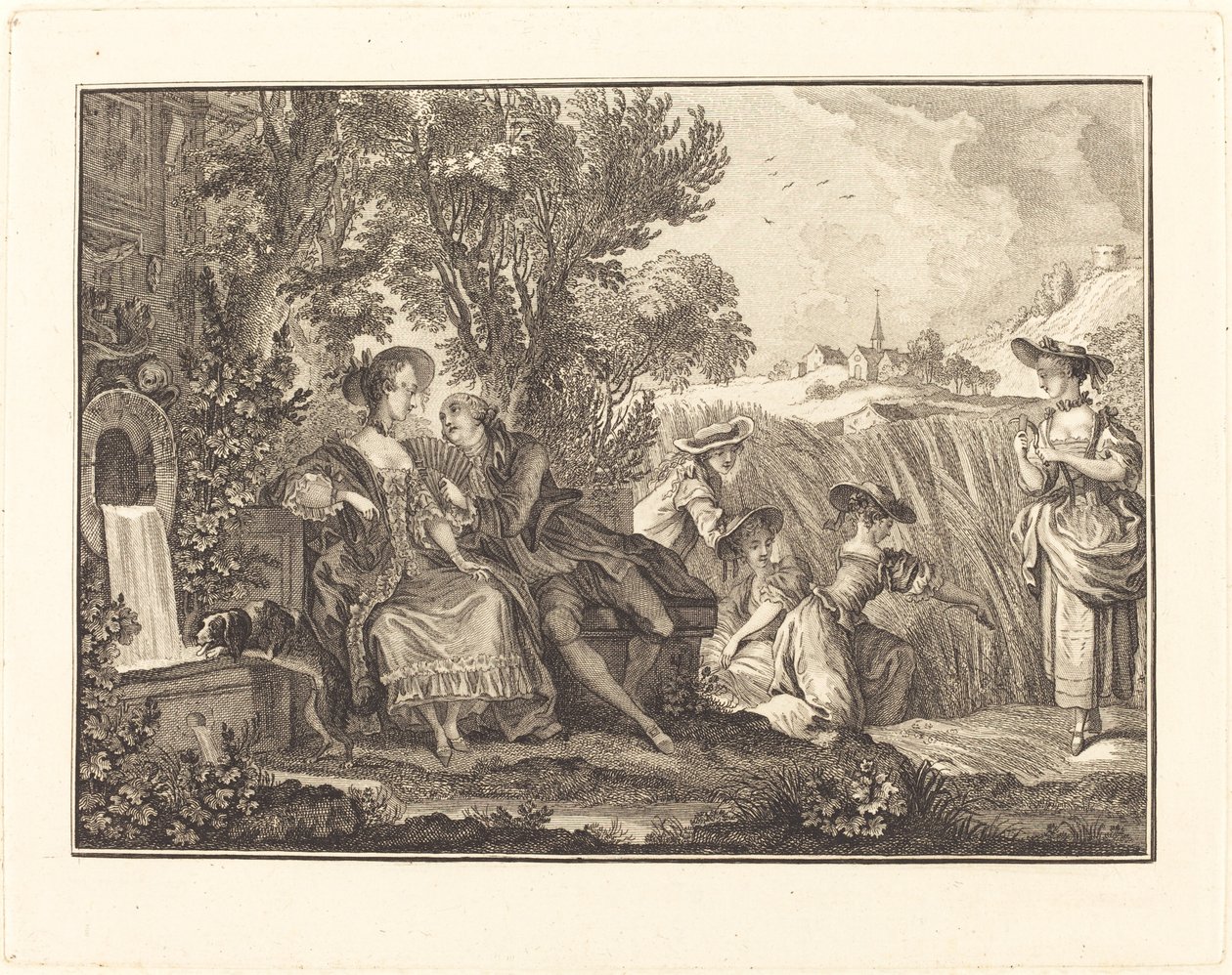 verão de Joseph de Longueil after Charles Eisen